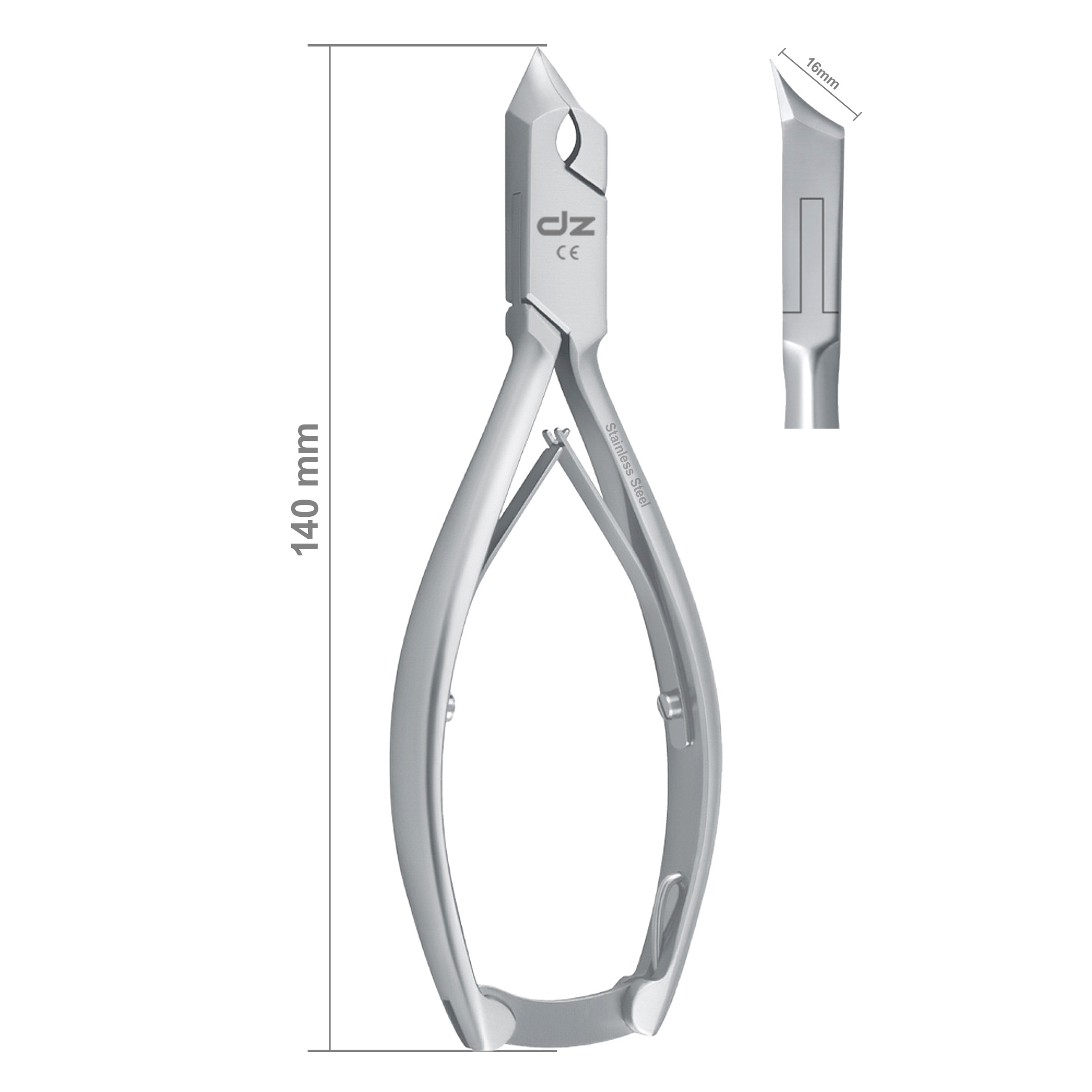Kopfschneider halber Kopf Spitz - 14CM